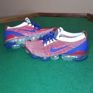 Nike Red and Blue Athletic Shoes